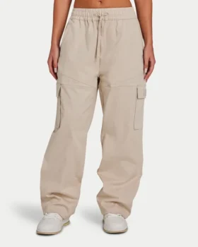 Womens cargo pant – oatmeal