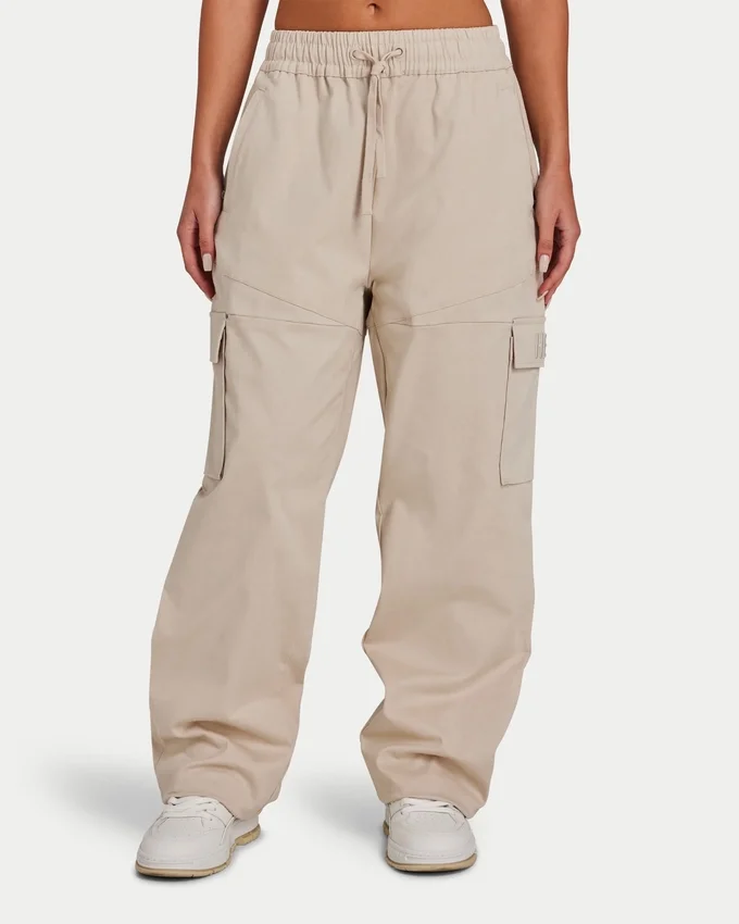 Womens cargo pant – oatmeal Womens cargo pant – oatmeal