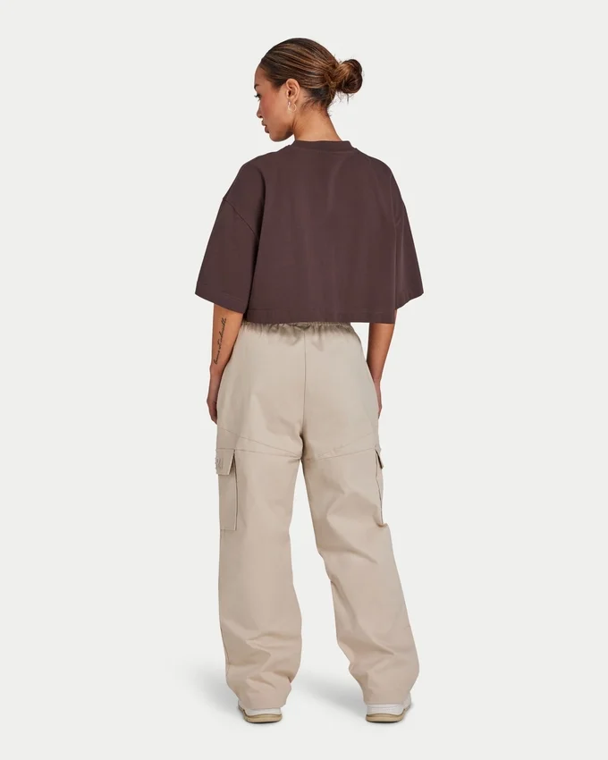 Womens cargo pant – oatmeal Womens cargo pant – oatmeal