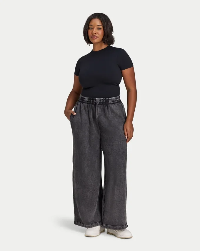 Womens collective wide leg sweatpant Womens collective wide leg sweatpant