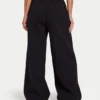 Womens collective wide leg sweatpant – black