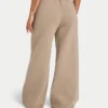 Womens collective wide leg sweatpant – mocha