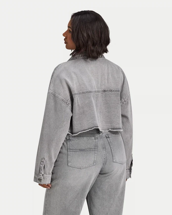 Womens cropped denim jacket Womens cropped denim jacket