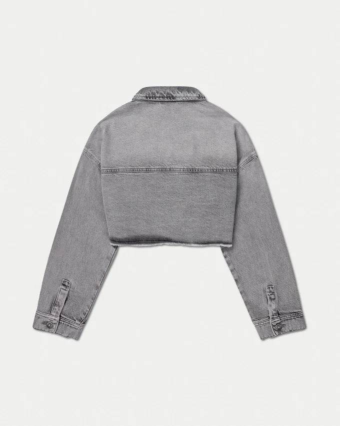 Womens cropped denim jacket Womens cropped denim jacket