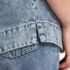 Womens denim short sleeve shirt Womens denim short sleeve shirt