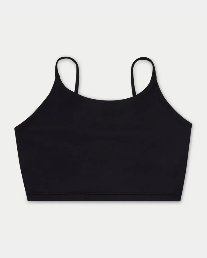 Womens essential crop top – black Womens essential crop top – black