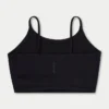 Womens essential crop top – black Womens essential crop top – black