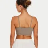 Womens essential crop top – marsh grey Womens essential crop top – marsh grey