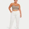 Womens essential crop top – marsh grey Womens essential crop top – marsh grey