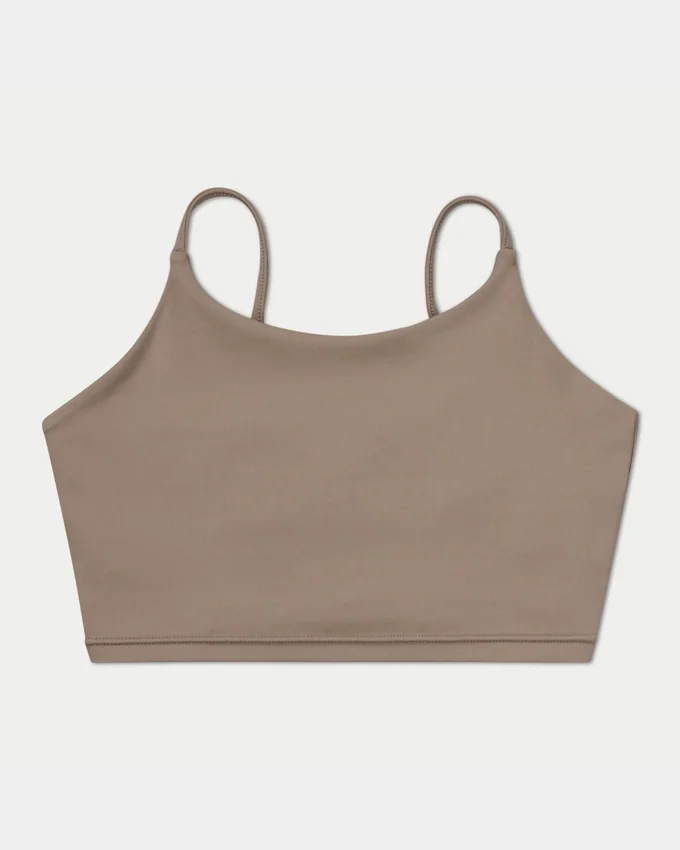 Womens essential crop top – marsh grey Womens essential crop top – marsh grey