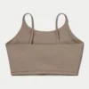 Womens essential crop top – marsh grey Womens essential crop top – marsh grey