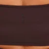 Womens essential crop top – slate brown Womens essential crop top – slate brown