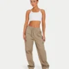 Womens essential crop top – white Womens essential crop top – white