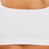 Womens essential crop top – white Womens essential crop top – white