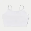 Womens essential crop top – white Womens essential crop top – white