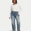 Womens essential dual wear long sleeve top Womens essential dual wear long sleeve top