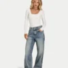 Womens essential dual wear long sleeve top Womens essential dual wear long sleeve top