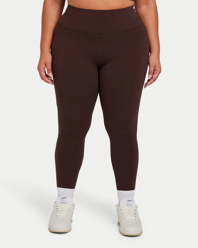 Womens essential legging – slate brown Womens essential legging – slate brown