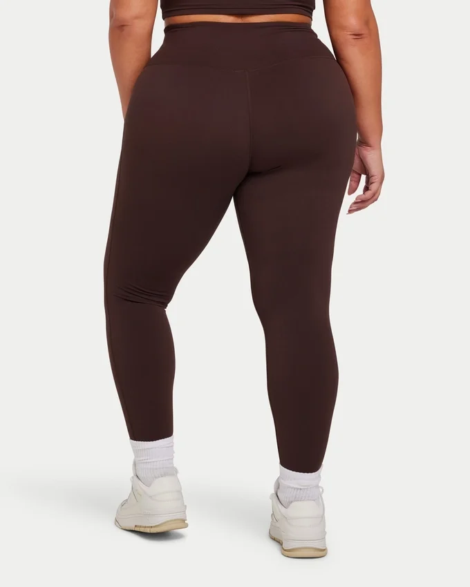 Womens essential legging – slate brown Womens essential legging – slate brown