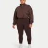 Womens essential legging – slate brown Womens essential legging – slate brown