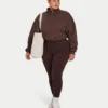 Womens essential legging – slate brown Womens essential legging – slate brown