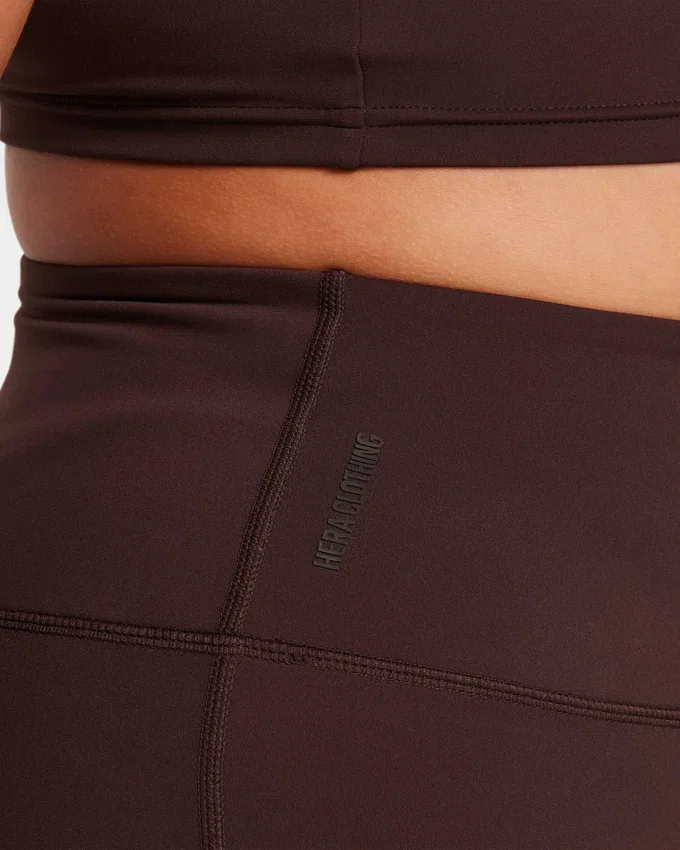 Womens essential legging – slate brown Womens essential legging – slate brown