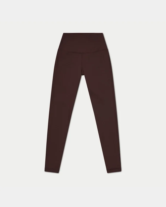 Womens essential legging – slate brown Womens essential legging – slate brown