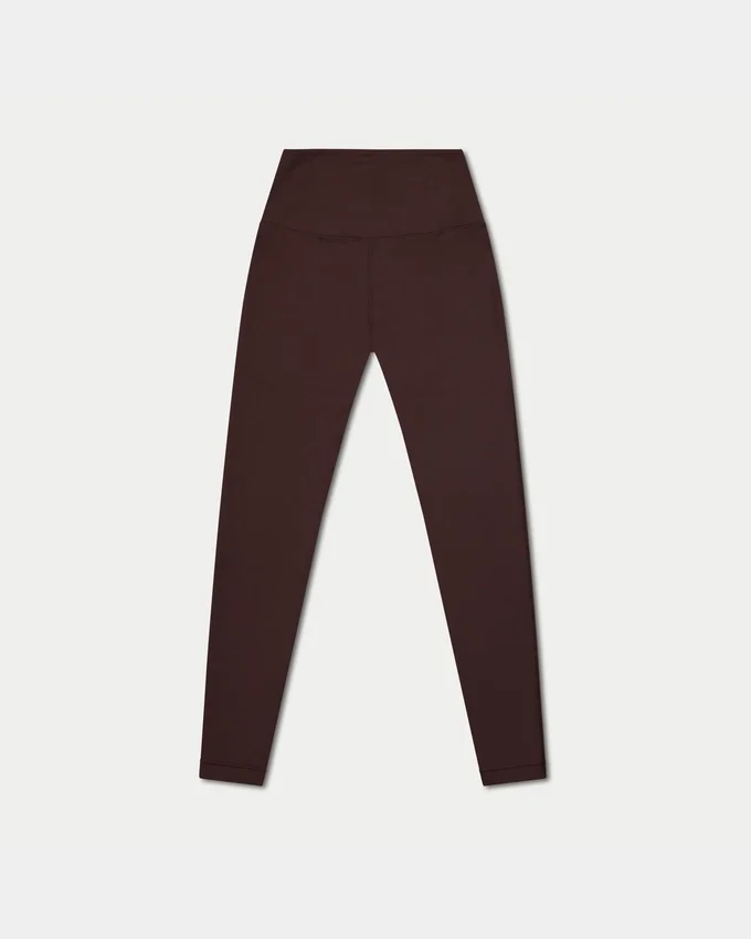 Womens essential legging – slate brown Womens essential legging – slate brown