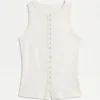 Womens essentials button top