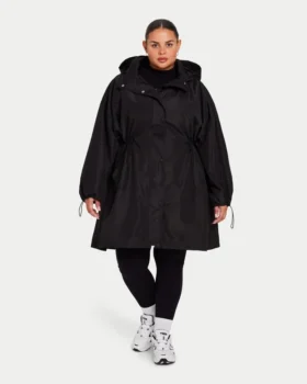 Womens layer mac – black