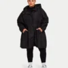 Womens layer mac – black