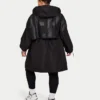 Womens layer mac – black