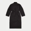 Womens longline puffer jacket – black Womens longline puffer jacket – black