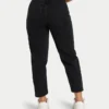 Womens mom jean – washed black Womens mom jean – washed black
