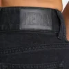 Womens mom jean – washed black Womens mom jean – washed black
