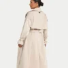 Womens oversized trench coat – safari Womens oversized trench coat – safari