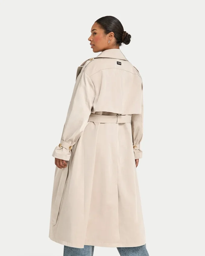 Womens oversized trench coat – safari Womens oversized trench coat – safari