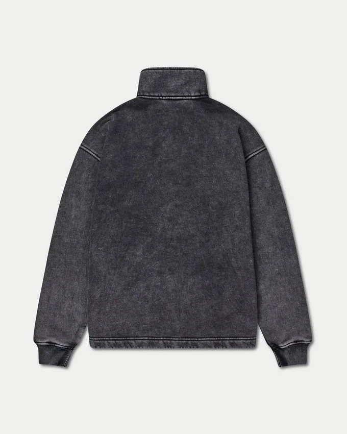 Womens signature washed oversized 1/4 zip sweatshirt Womens signature washed oversized 1/4 zip sweatshirt