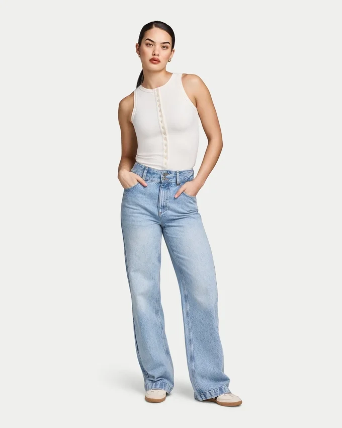 Womens straight leg jean Womens straight leg jean