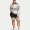 Womens striped rugby polo shirt