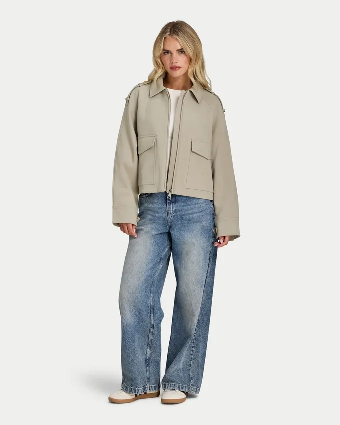 Womens studio collared jacket Womens studio collared jacket