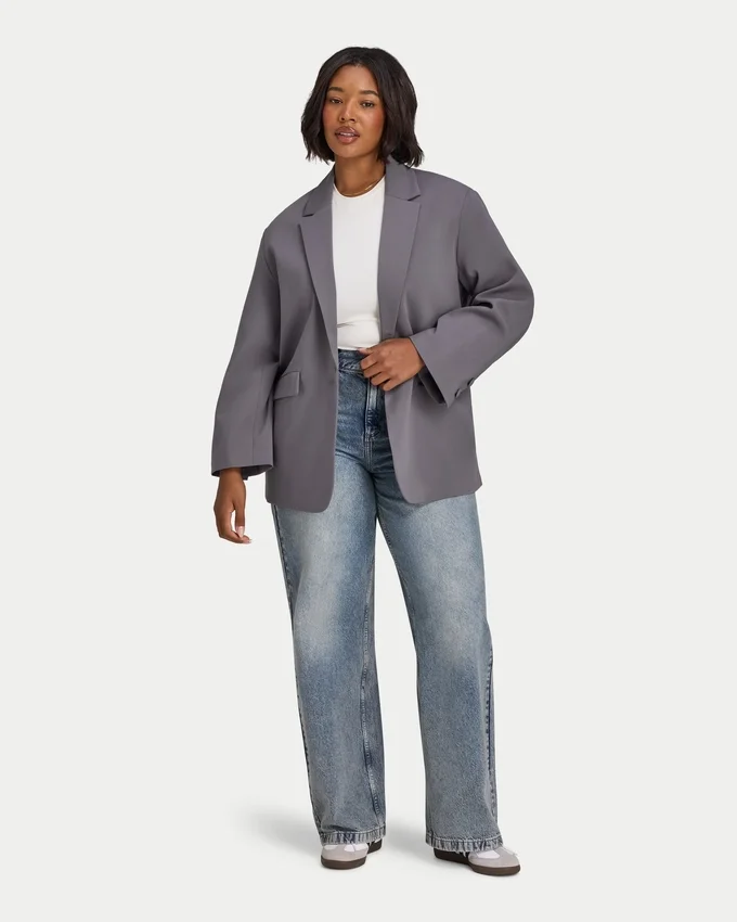Womens studio oversized blazer Womens studio oversized blazer