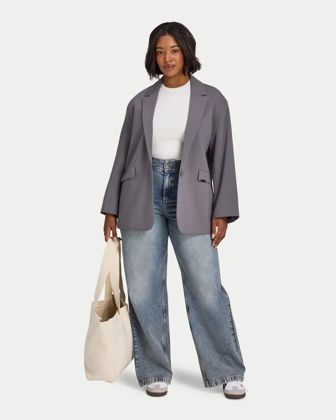 Womens studio oversized blazer Womens studio oversized blazer