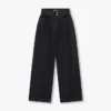 Womens wide leg denim jean – black Womens wide leg denim jean – black