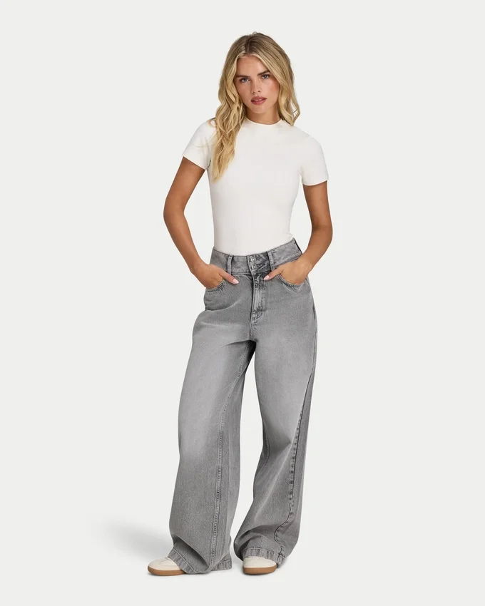 Womens wide leg jean Womens wide leg jean