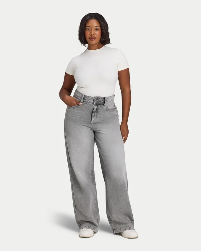 Womens wide leg jean Womens wide leg jean