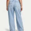 Womens wide leg jean – light blue