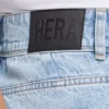 Womens wide leg jean – light blue